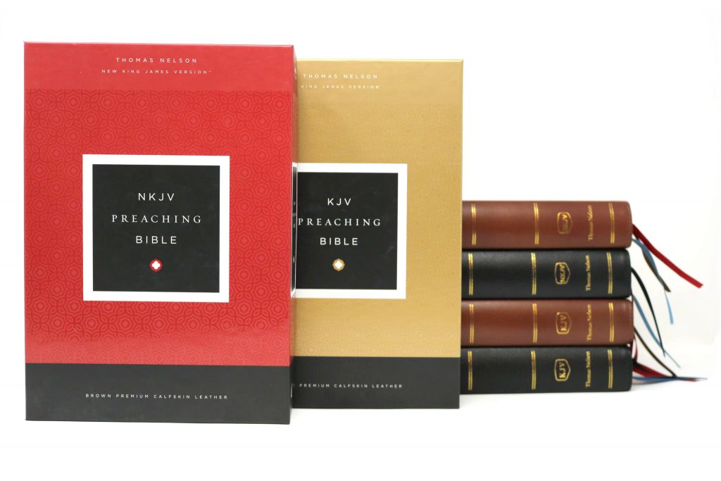 stack of preaching bibles