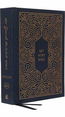 KJV Journal the Word Bible Navy Hardcover 9780785218265