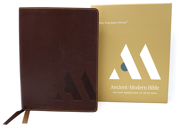 Ancient Modern Bible brown leathersoft