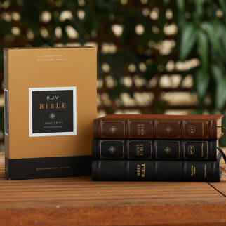 KJV Large Print Reference Bible Maclaren Series photo