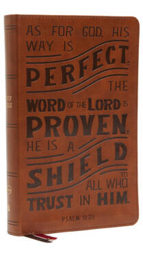 NKJV Personal Size Reference Bible Verse Art Series 9780785291589 leathersoft
