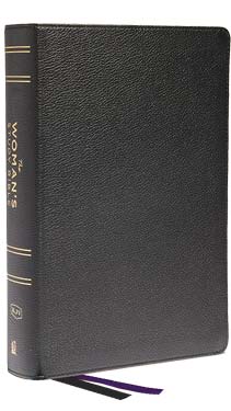 9781400332571 KJV Woman's Study Bible Black Genuine Leather