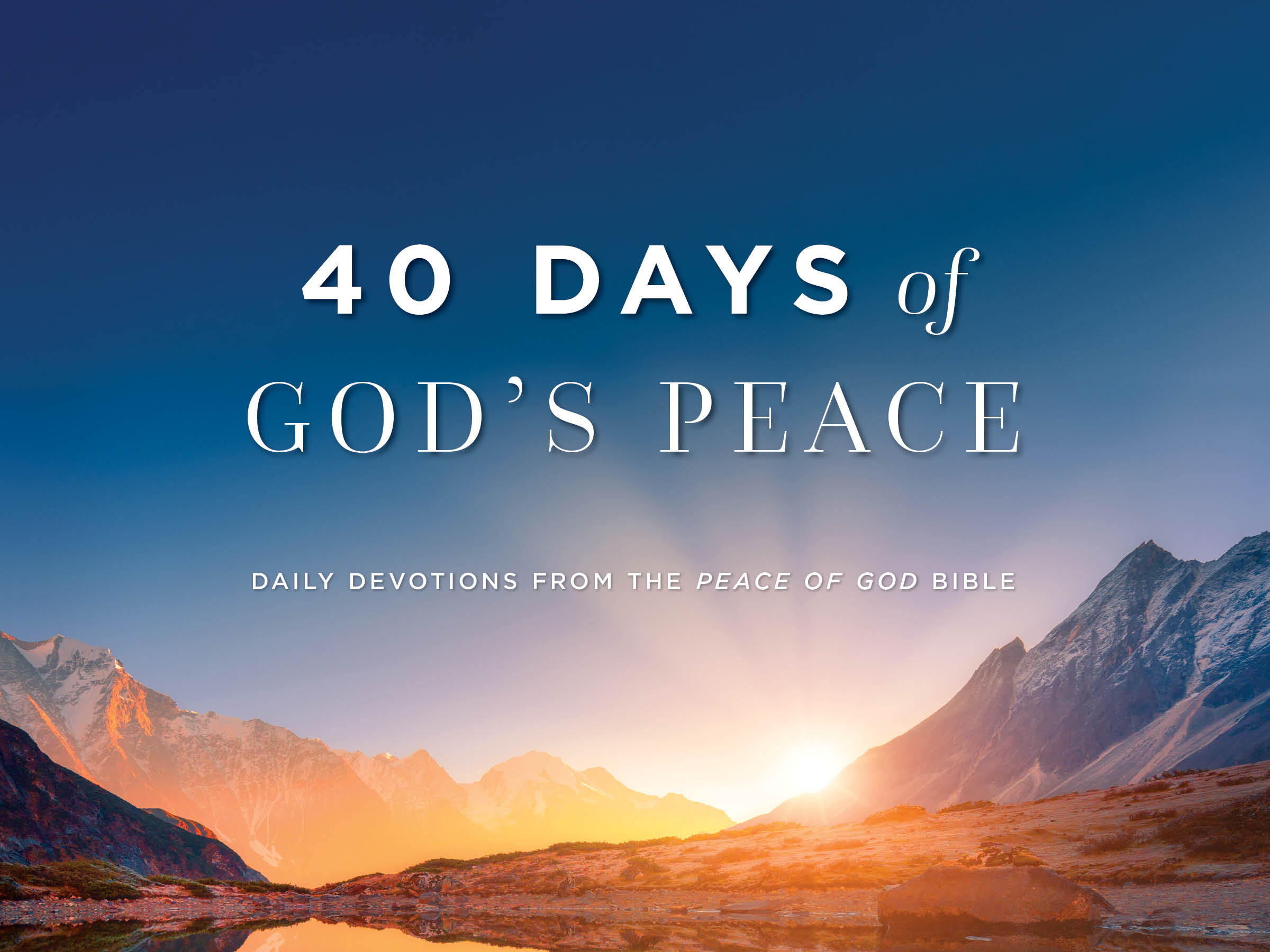 40 Days of God's Peace