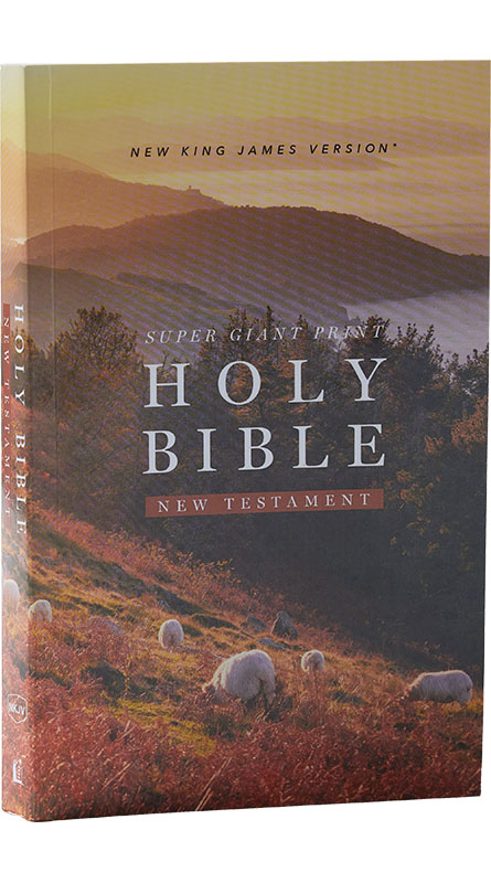 NKJV Super Giant Print New Testament - Thomas Nelson Bibles