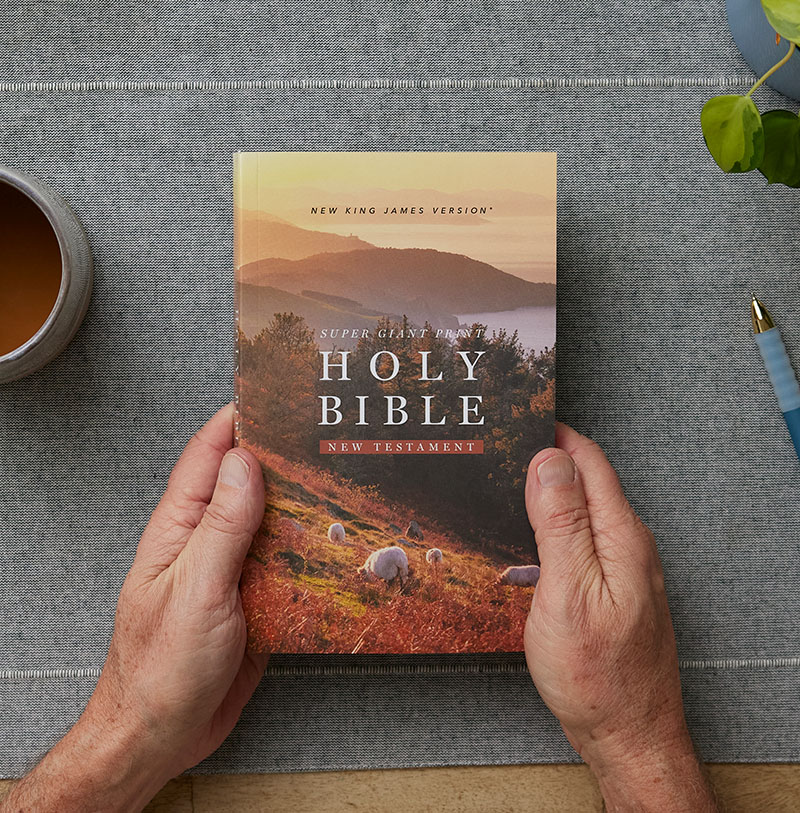 NKJV Super Giant Print New Testament - Thomas Nelson Bibles