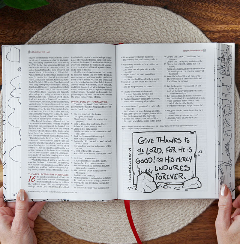 The Sketchbook Bible, NKJV - Thomas Nelson Bibles